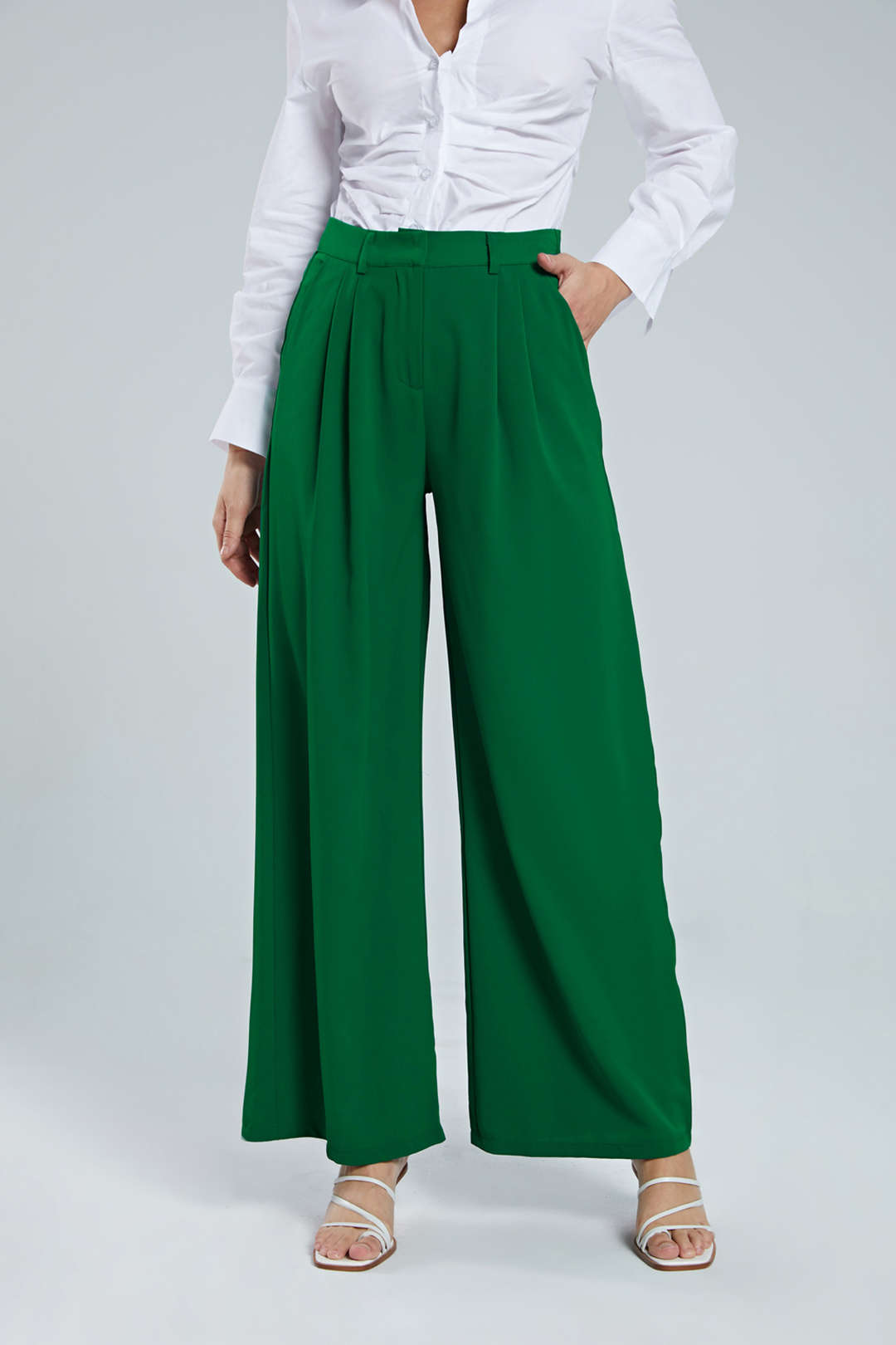 Basic Wide Suit Trousers