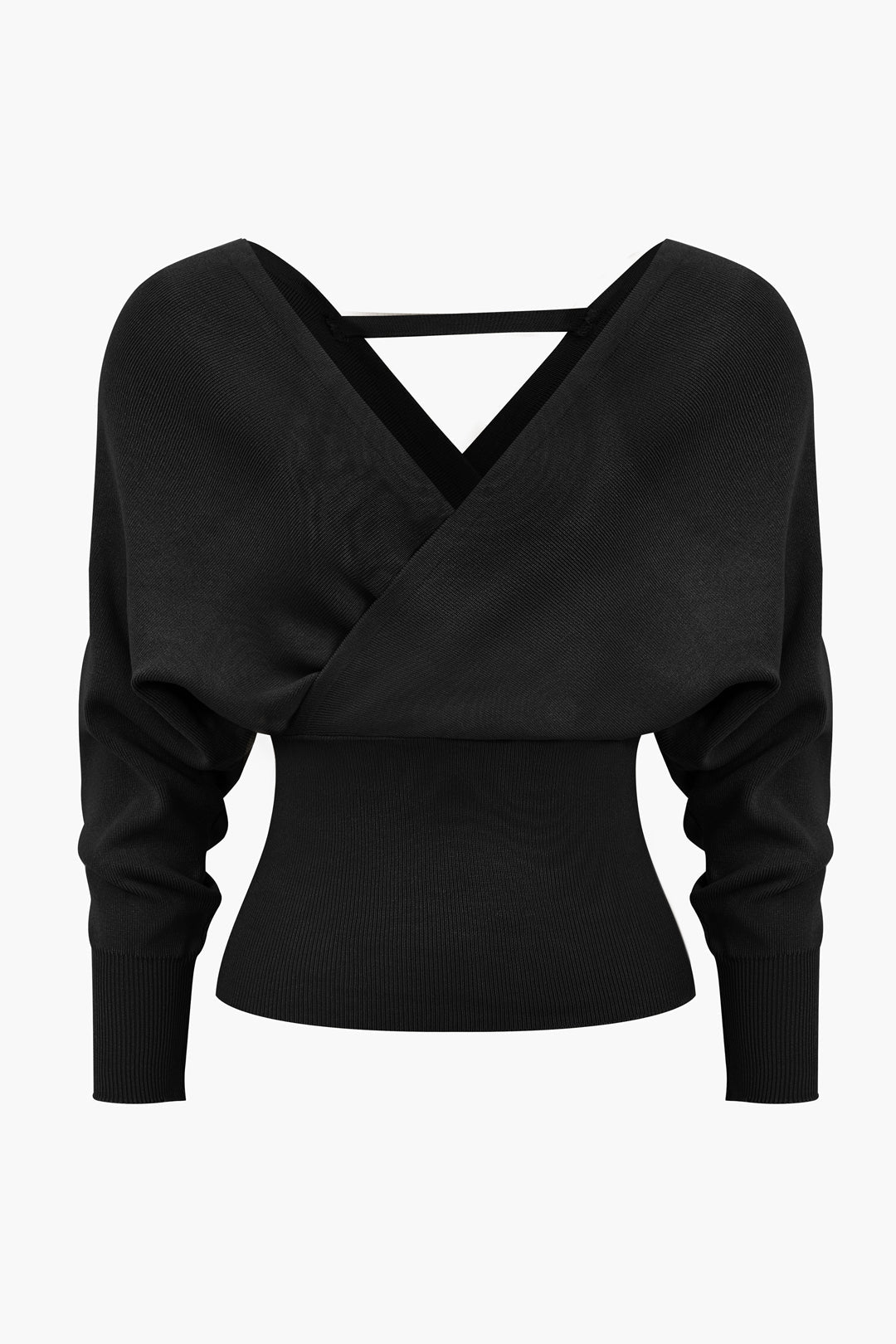 V-neck Sweater Long-Sleeve Knitwear