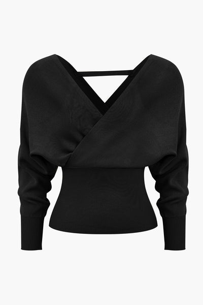 V-neck Sweater Long-Sleeve Knitwear