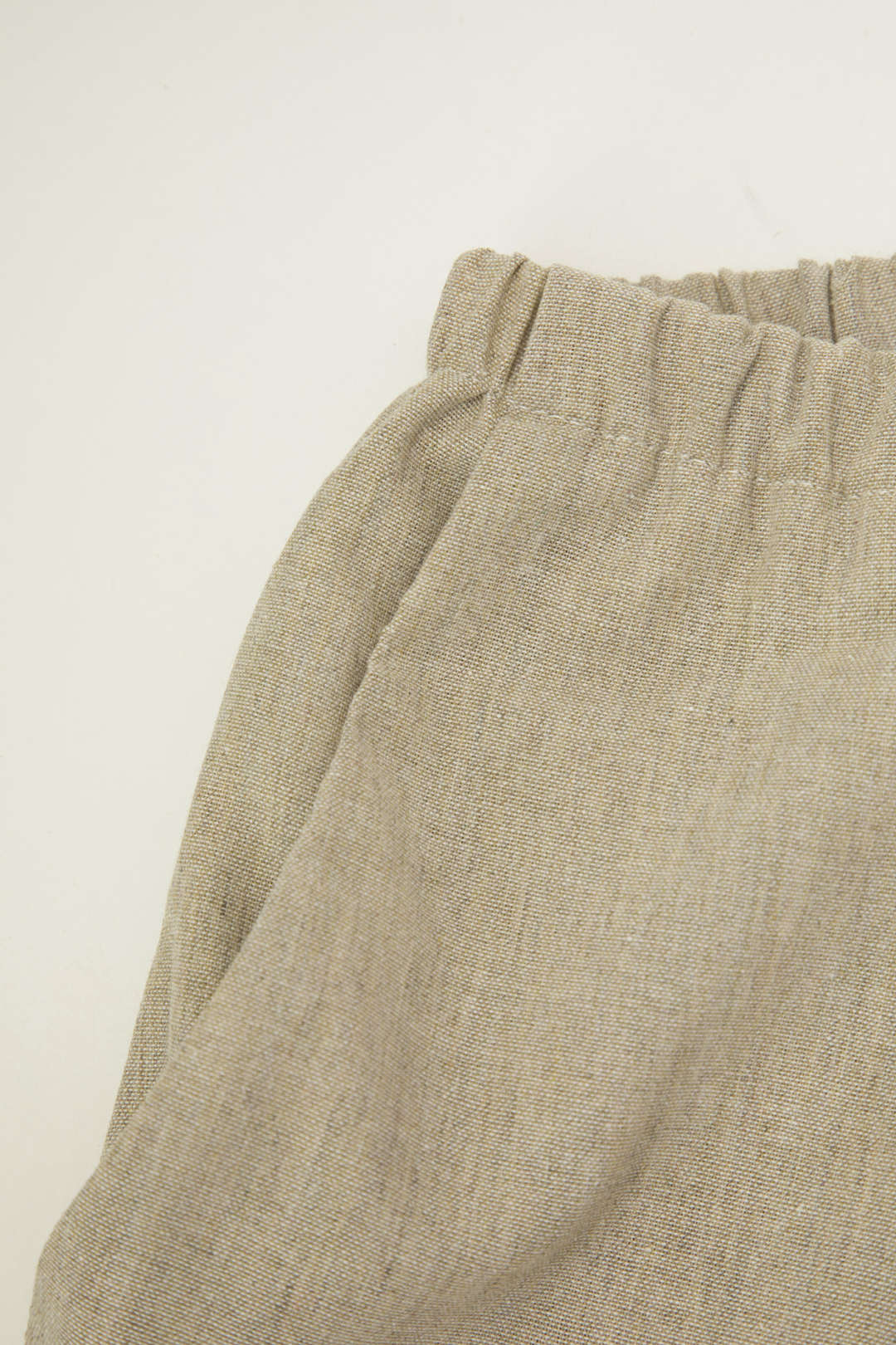 Basic Linen Drawstring Trousers