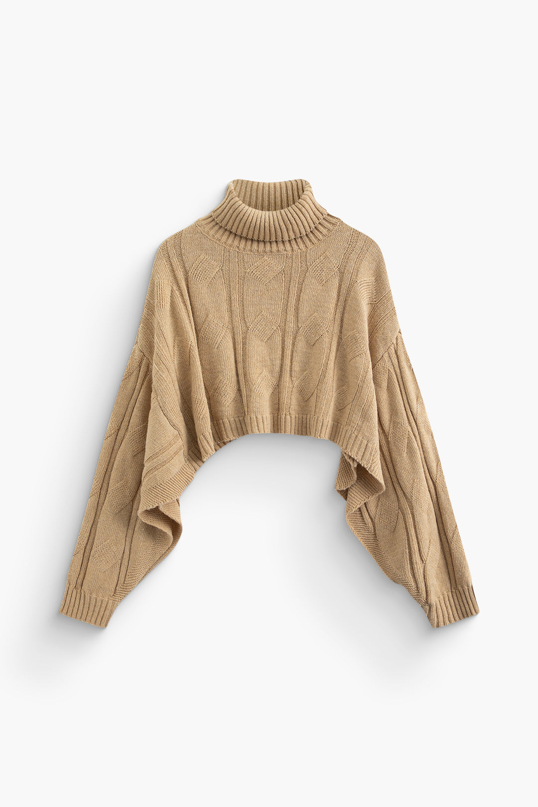 Basic Solid Knit Mock Sweater