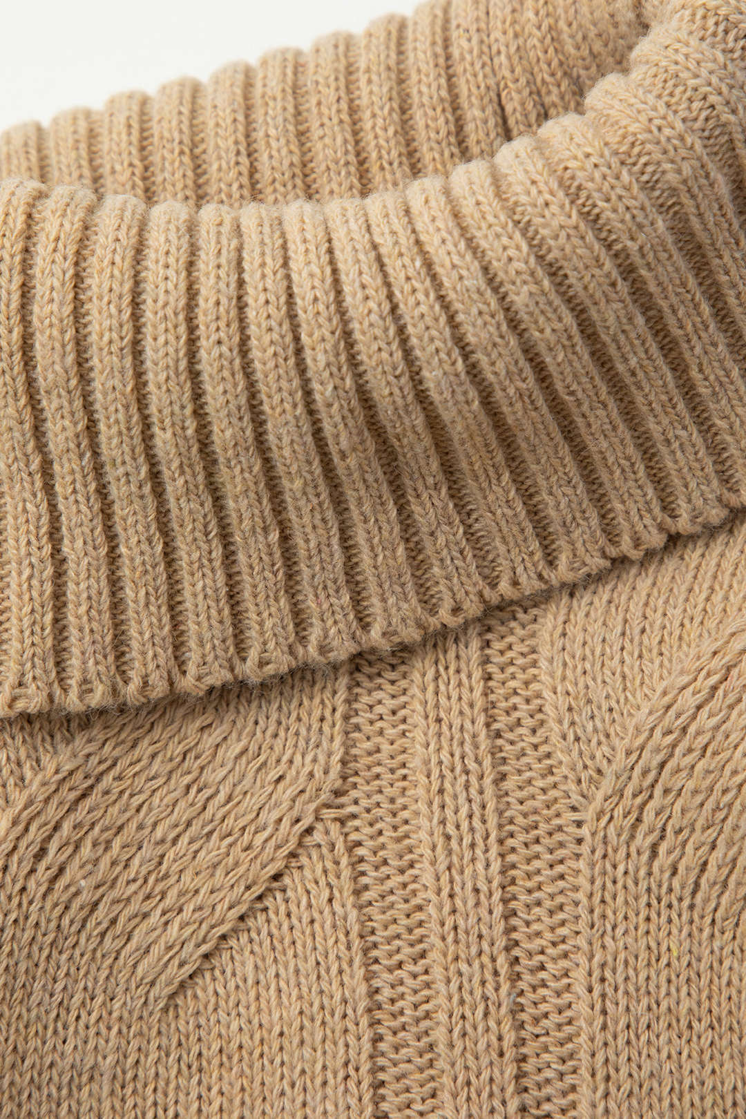 Basic Solid Knit Mock Sweater