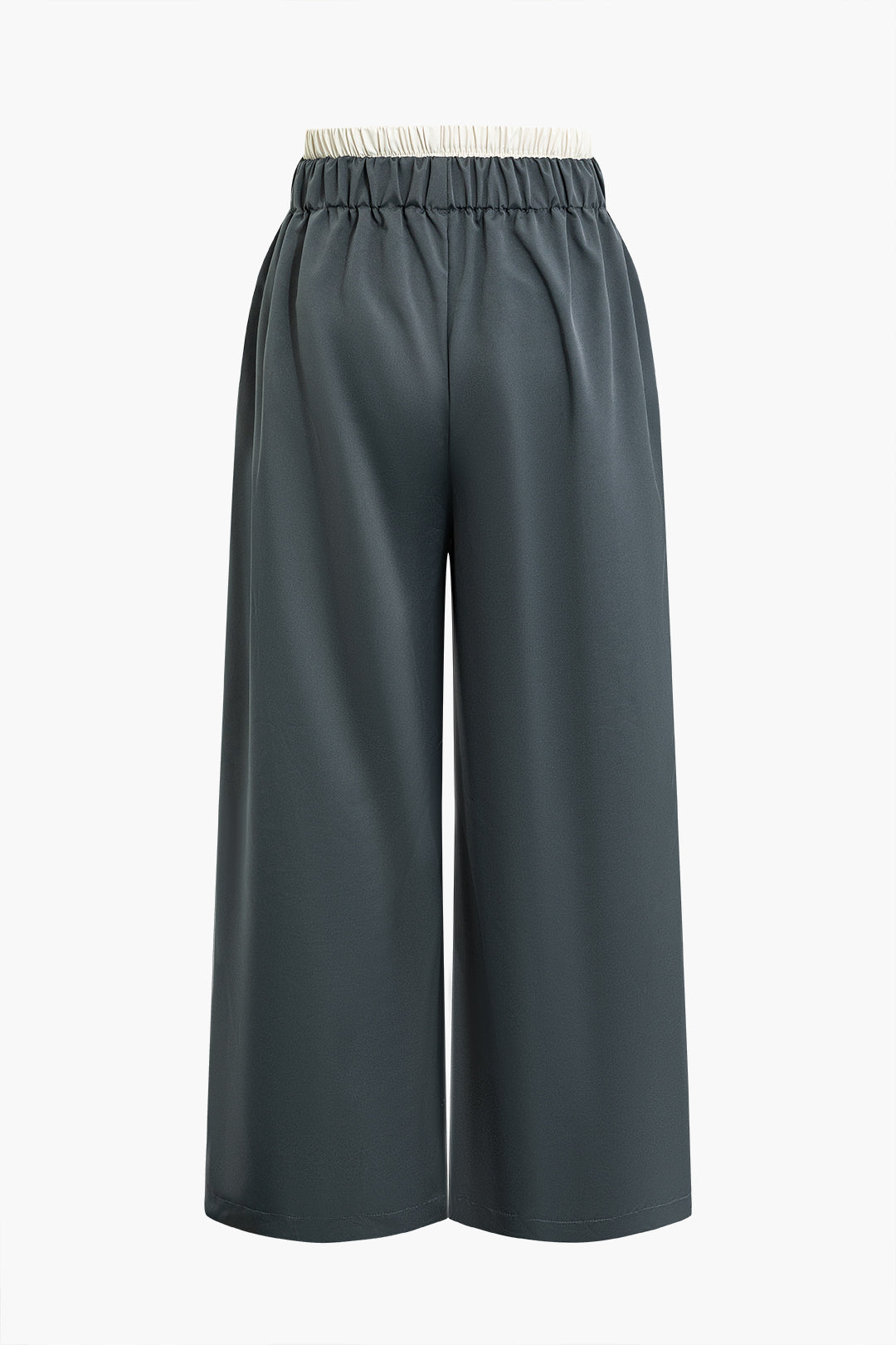 Drawstring Double Leg Trousers