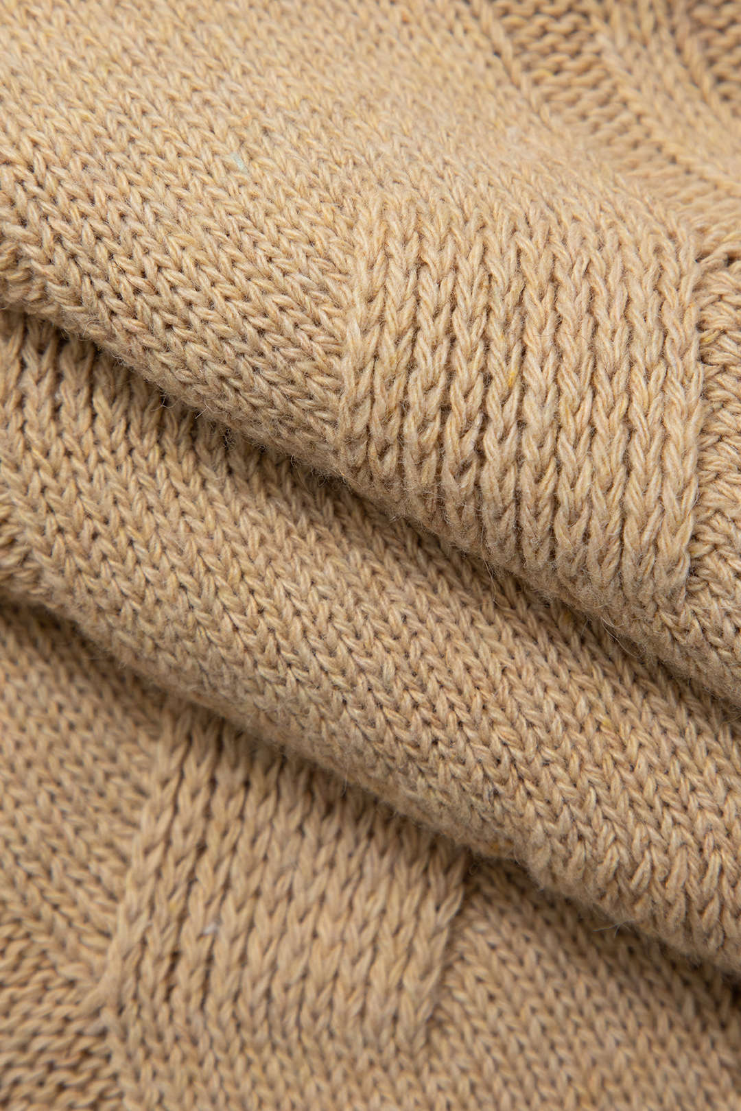 Basic Solid Knit Mock Sweater