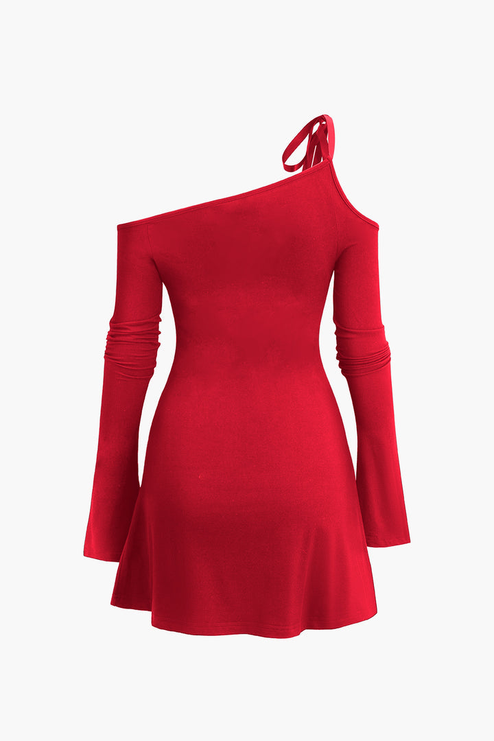 Asymmetrical Bell Mini Dress