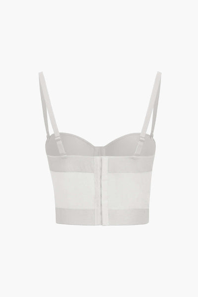 Mesh Underwire Crop