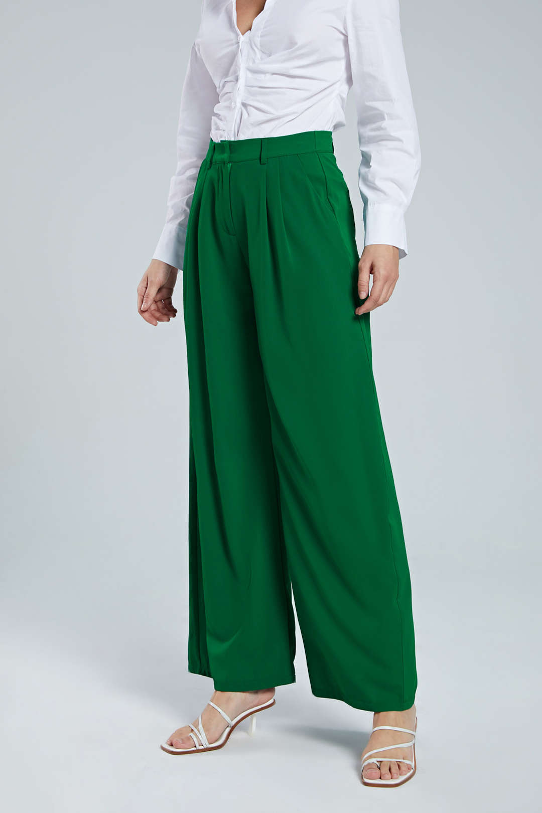 Basic Wide Suit Trousers