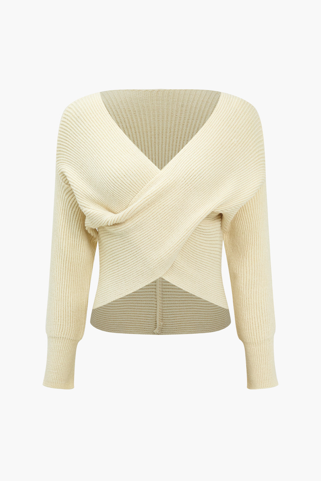 Sweater Crossed Long-Sleeve Knitwear