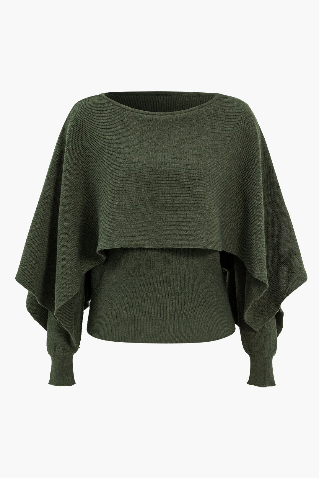 Asymmetrical Long-Sleeve Knitwear