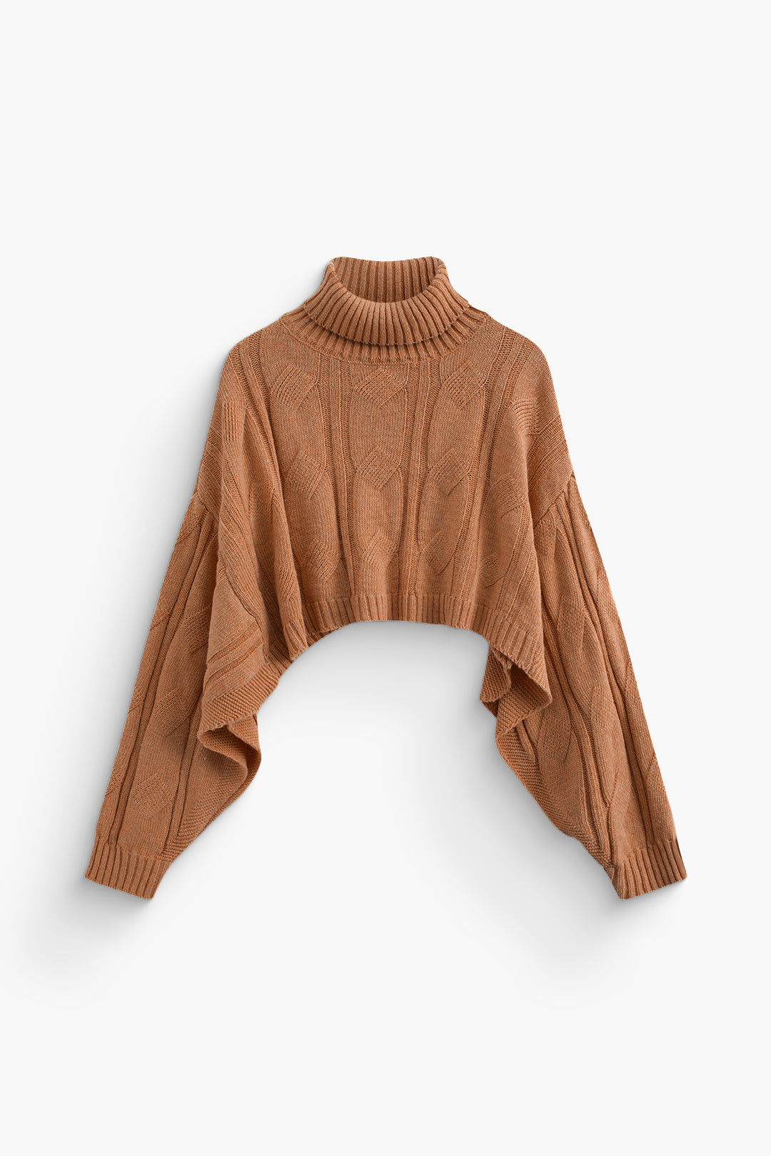 Basic Solid Knit Mock Sweater