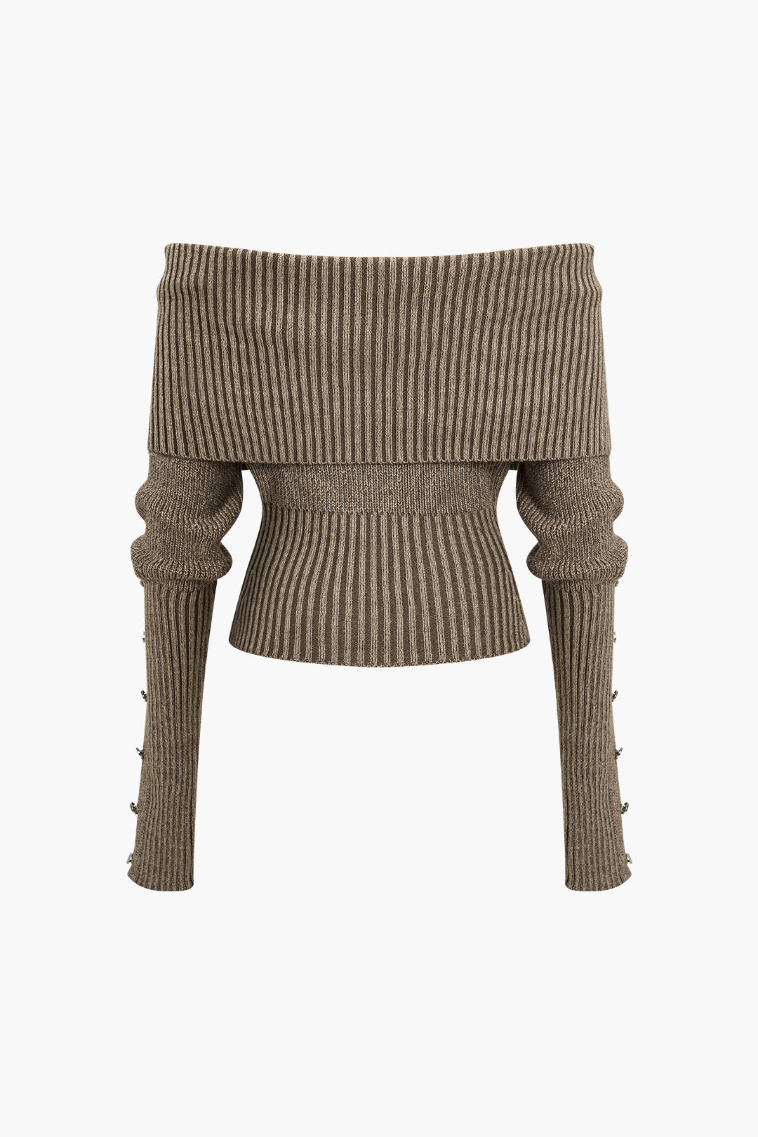 Solid Sweater Long-Sleeve Knitwear