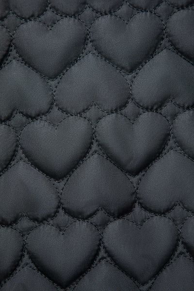 Heart Shaped Quilted Puffer Jacket