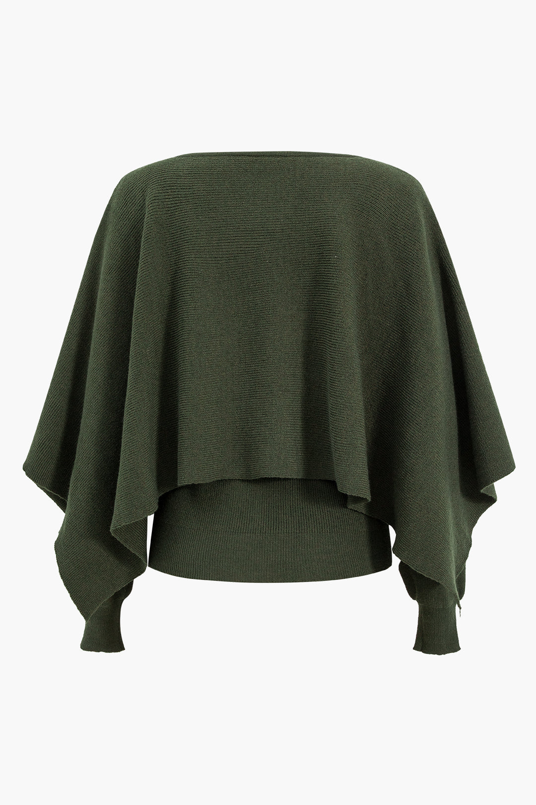 Asymmetrical Long-Sleeve Knitwear