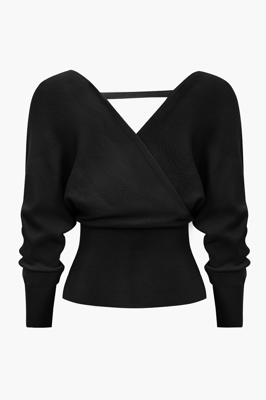 V-neck Sweater Long-Sleeve Knitwear